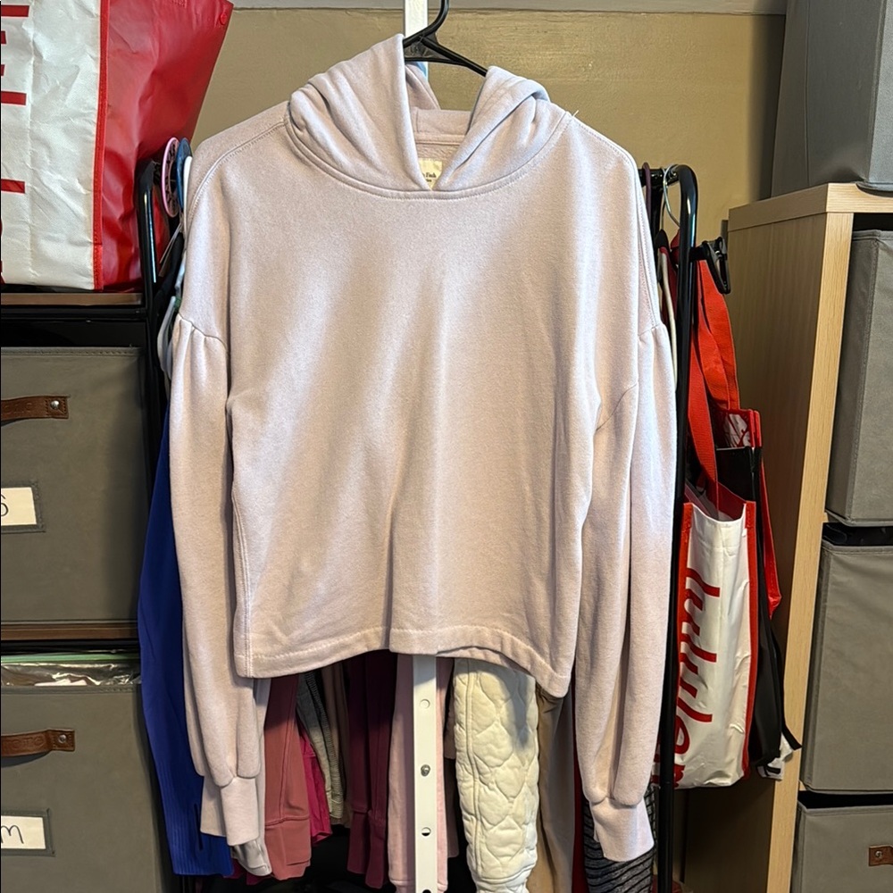 Abercrombie & Fitch Soft A&F Collection Hoodie Sweatshirt Sz Small Lilac Purple